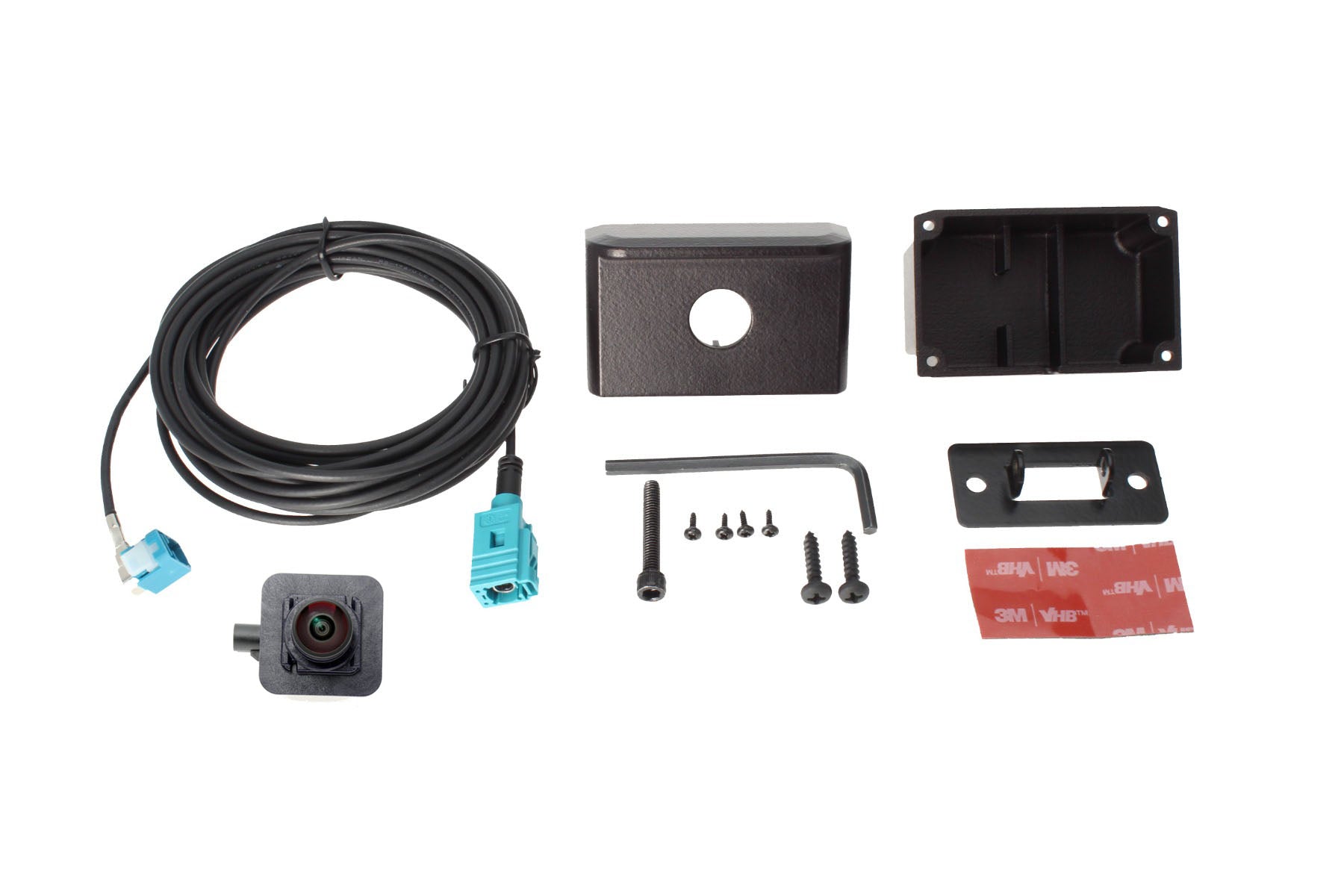 Adjustable Relocation kit for factory tailgate camera fits 2017-2022 Ford® Super Duty w/ 360 view-Camera Included