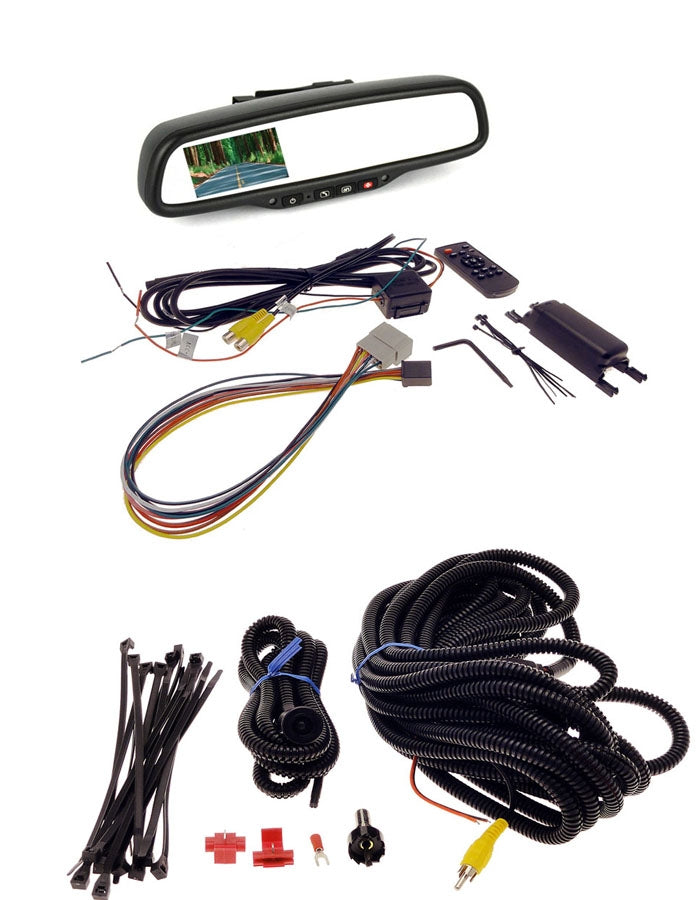 Premium Backup Camera Kit with OnStar® Mirror Fits 2009-2013 Avalanche, EXT