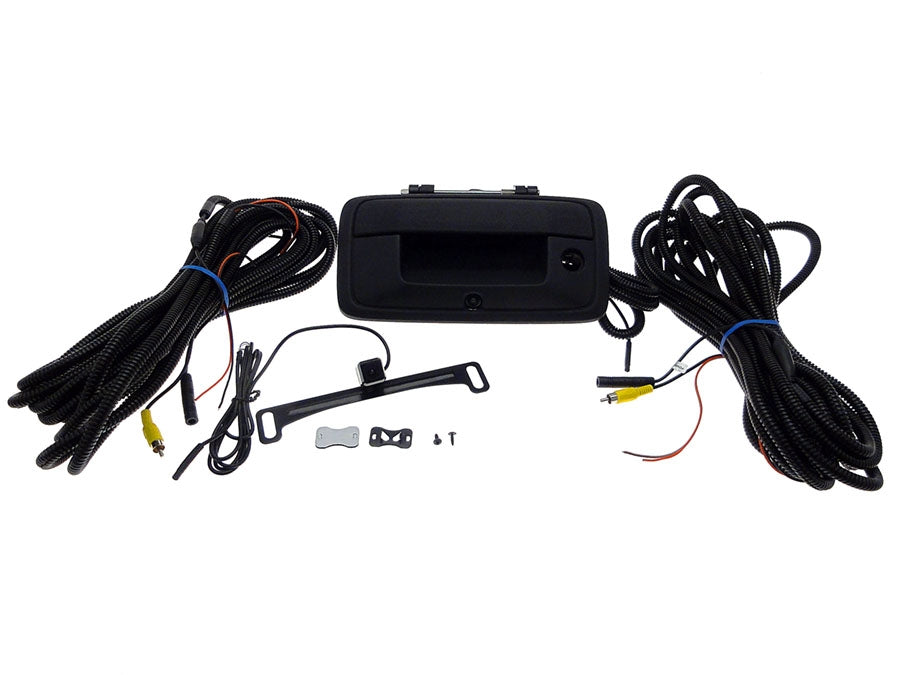 Front & Rear Tailgate Handle Camera W/ Multi-Cam Interface For Factory 8" Display, Fits 2014-18 GM® Truck