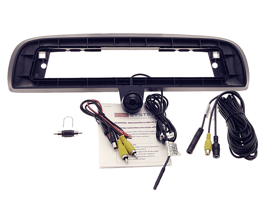OE Fit 3rd Brake Light Camera Kit for RCA Display, Fits 2014-2018 GM® Trucks