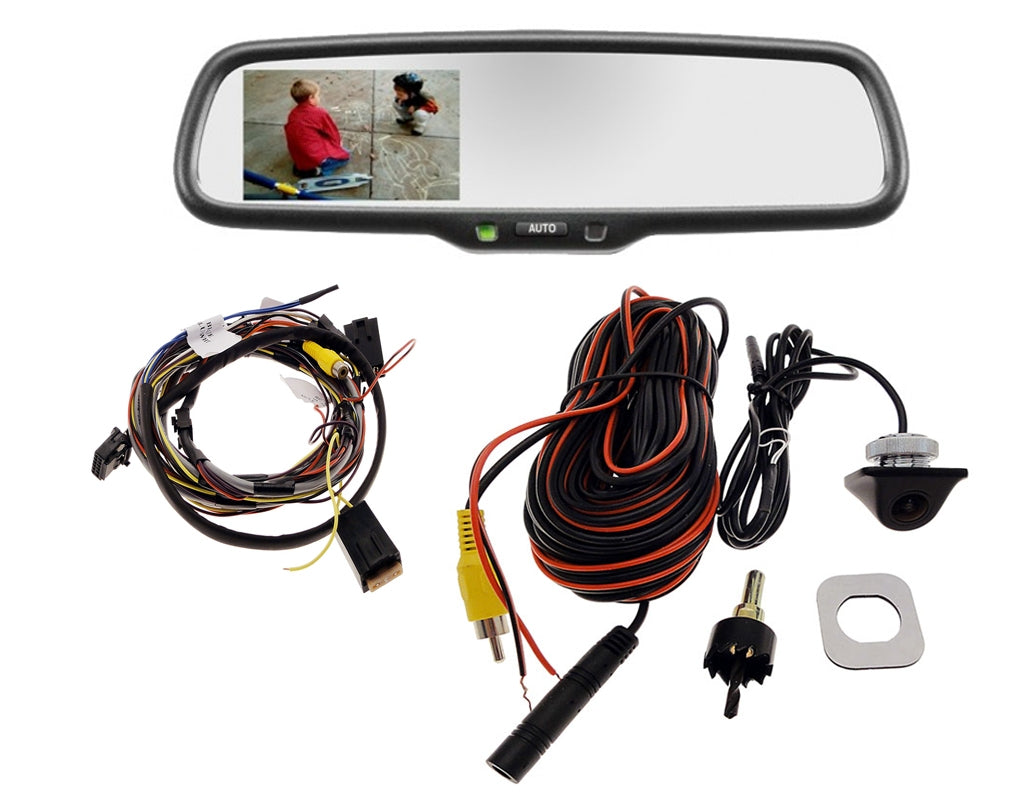 OE Fit Recessed Lip Mounted Camera Kit with Gentex Mirror
