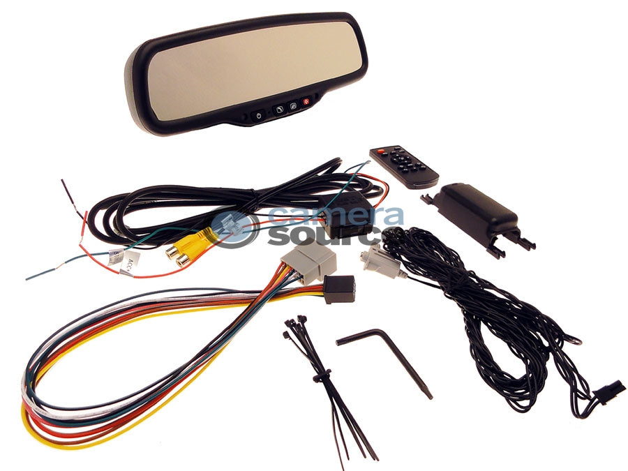 Premium Backup Camera Kit, Onstar® Mirror w/ compass/temp Fits 2007-2008 GM® Silverado, Sierra