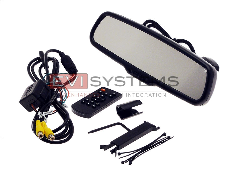 Mini Universal Backup Camera-Dual Mount with Aftermarket mirror