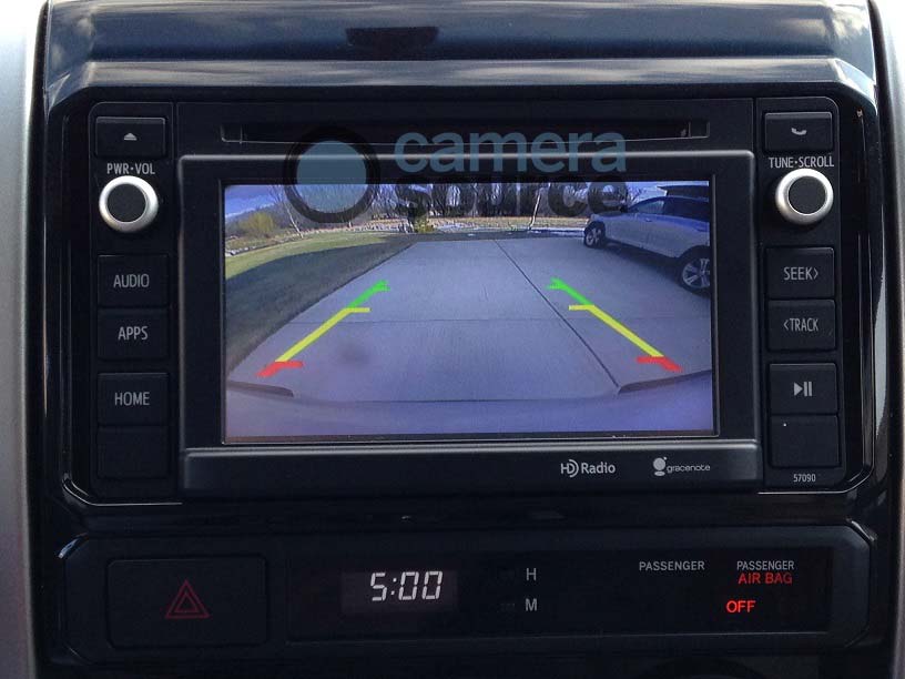 Backup Camera for Factory Radios - Opt. Pop and Lock, Fits 10-13 Toyota® Tacoma