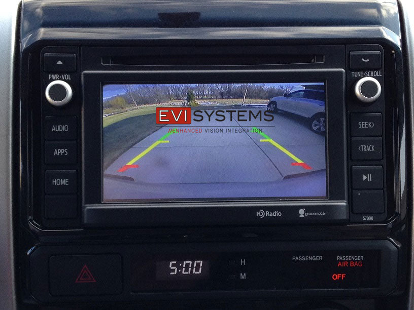 Backup Camera for Factory Radios - Opt. Pop and Lock, Fits 2014-2015 Toyota® Tacoma