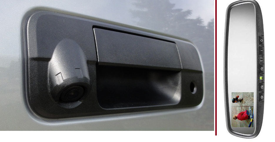 OEM Grade Camera Kit with Gentex® 3345 Homelink® Mirror Fits 2007-2009 Tundra®