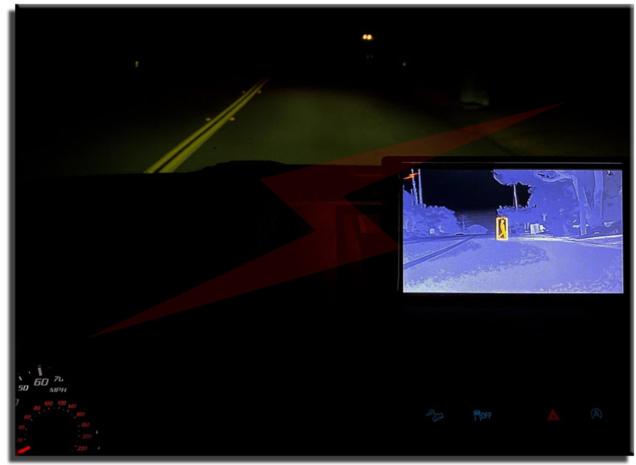 Vehicle Thermal Night Vision Camera with AI
