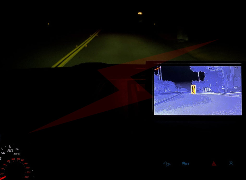 Vehicle Thermal Night Vision Camera with AI