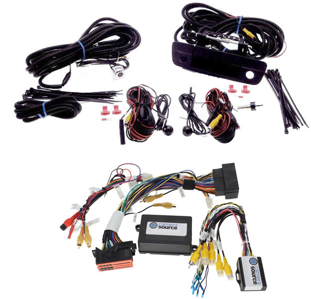 Front, Rear, and Side Camera Kit for Factory Display, Fits 2013-18