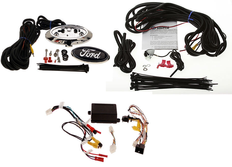 Front & Rear Camera Kit  for 4.2" Display, Fits 2013-16 Super Duty