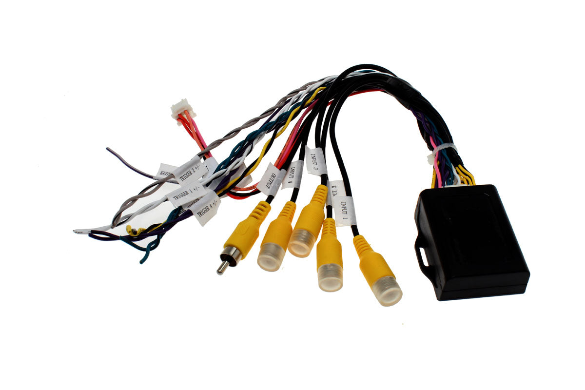 Intelligent 4 Camera Switcher for Adding Front, Rear, and Blind Spot Cameras