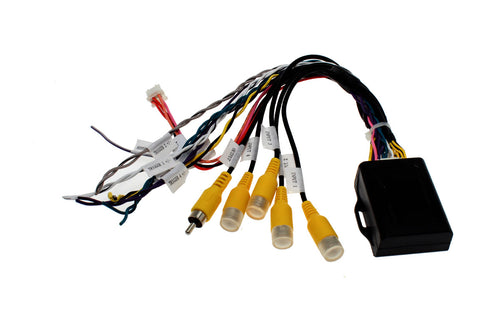 Intelligent 4 Camera Switcher for Adding Front, Rear, and Blind Spot Cameras