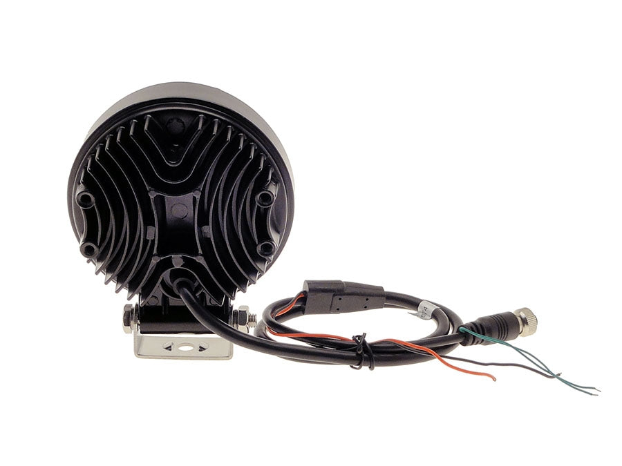 5" Commercial Grade Monitor, Round flood light with camera