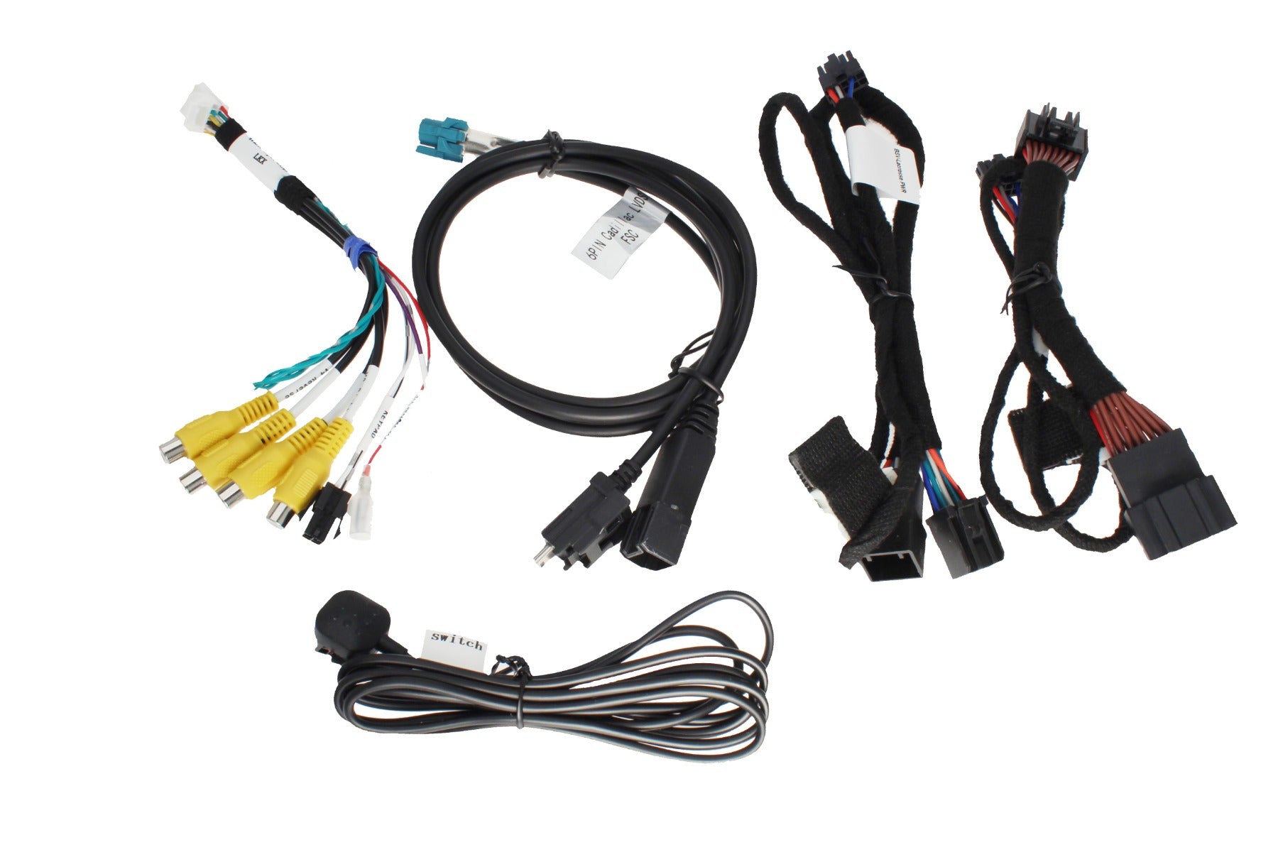 Front & Rear Tailgate Handle Camera W/ Multi-Cam Interface For Factory 8" Display, Fits 2014-18 GM® Truck