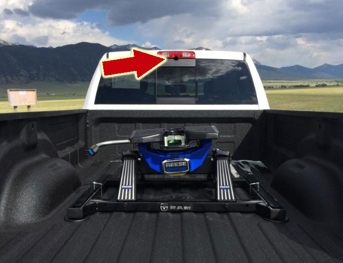 OE Fit 3rd Brake Light Camera Kit, for trucks w Factory Tailgate Cam, Fits RAM 2013-2018