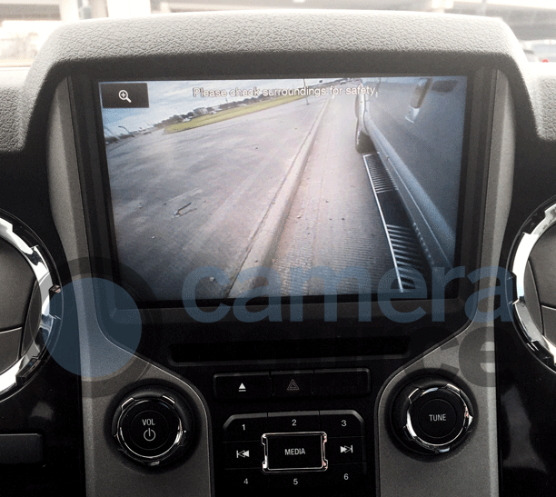 Surface Mount Front, Side, and OEM Tailgate Handle Camera Kit For 8" Display, Fits 2015 F150