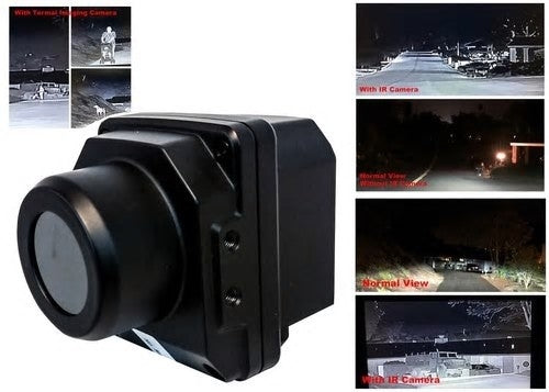 Vehicle Thermal Night Vision Camera with AI