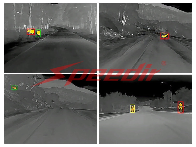 Vehicle Thermal Night Vision Camera with AI